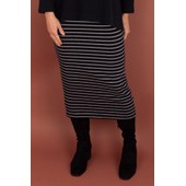 Lilla R Stripe Fleece Skirt