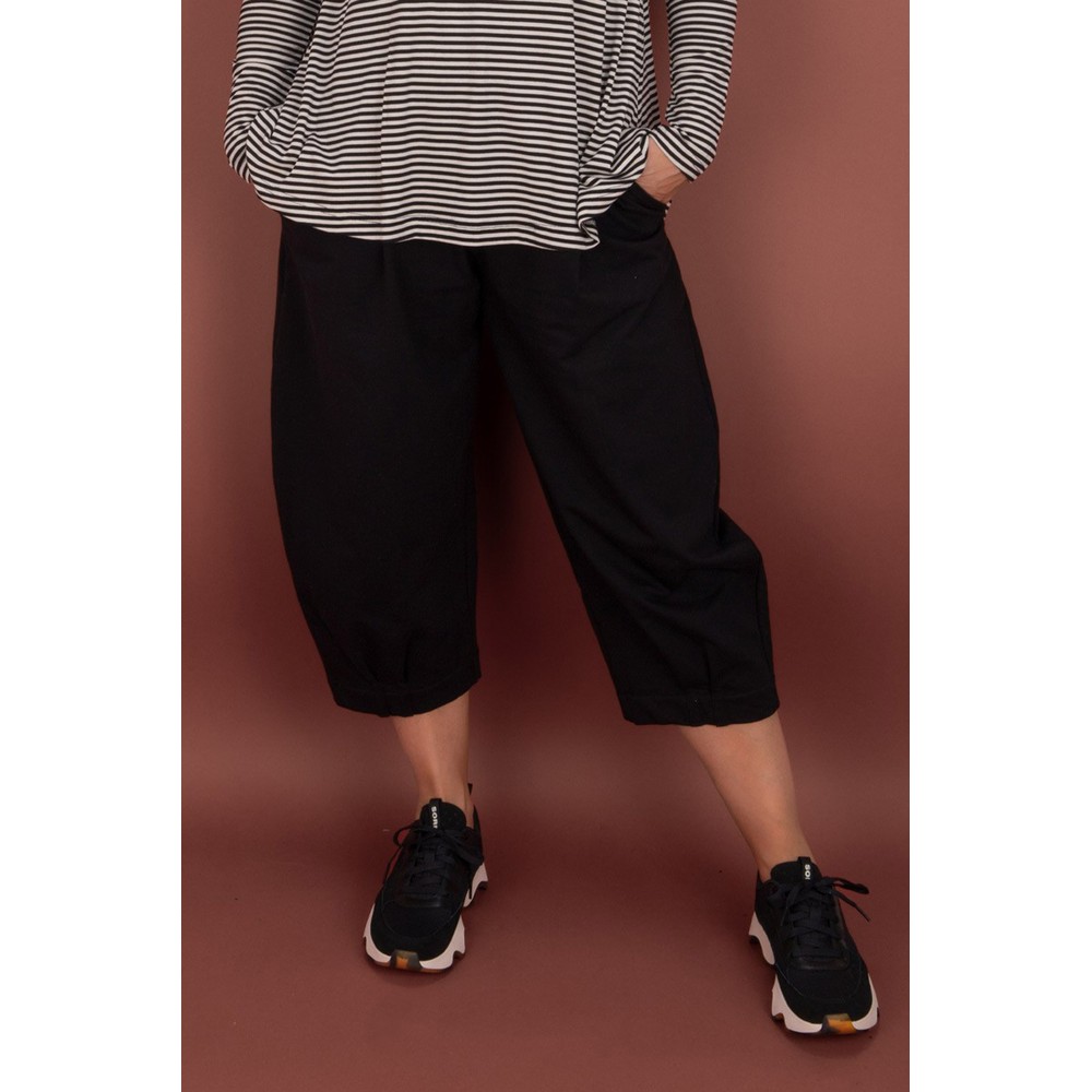 Mama B Bianco F Nero Balloon Trouser Nero