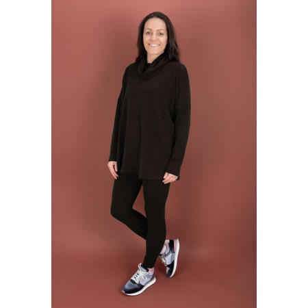 Mama B Moro Plain Fleece Legging - Brown