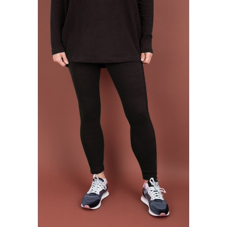 Mama B Moro Plain Fleece Legging - Brown