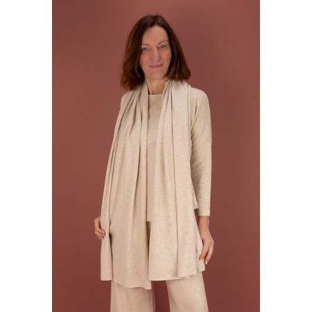 Mama B Segovia U Lievito Plain Fleece Scarf - Off-White