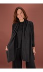 Mama B Anthracite Segovia U Anthracite Plain Fleece Scarf  