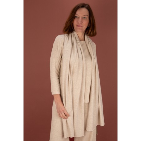 Mama B Segovia U Lievito Plain Fleece Scarf - Off-White