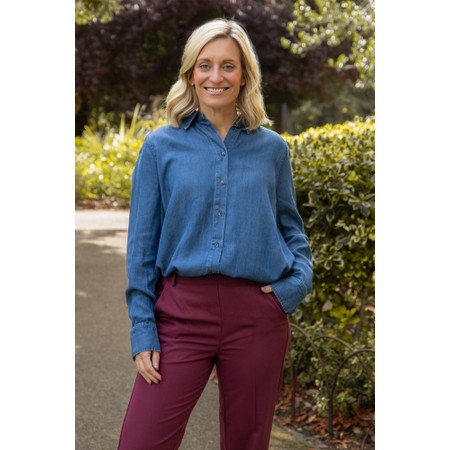 Masai Clothing MaIshana Soft Denim Shirt - Blue