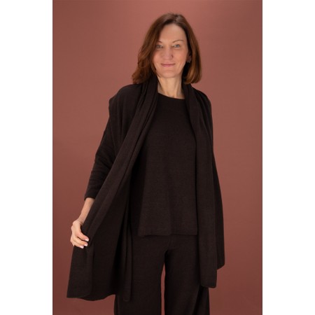 Mama B Segovia U Moro Plain Fleece Scarf - Brown