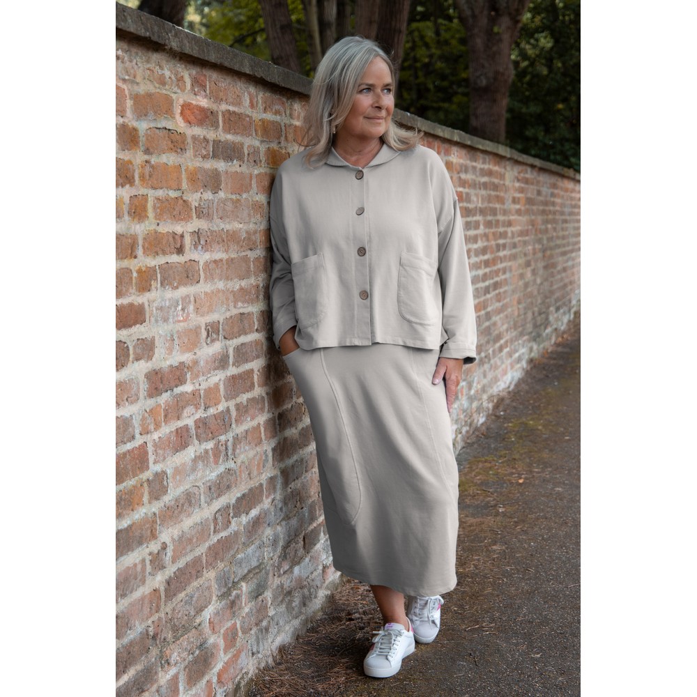 Amazing Woman Gina Fango Jersey Bubble Skirt Fango