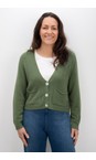 Amazing Woman Sage Green Pookie Sage Green Cropped Supersoft Knit Cardigan  