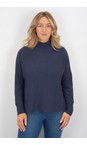 Amazing Woman Shadow Jolie Shadow Boxy High Neck Knit  