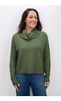 Amazing Woman Sage Green Jannie Sage Green Supersoft Cowl Boxy Knit  