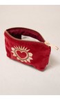 Elizabeth Scarlett Rouge Enchanted Heart Velvet Coin Purse  