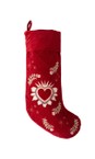 Elizabeth Scarlett Rouge Enchanted Heart Velvet Stocking  