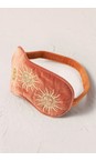 Elizabeth Scarlett Rust Sun Goddess Velvet Eye Mask  
