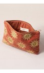 Elizabeth Scarlett Rust Sun Goddess Rust Velvet Everyday Pouch  