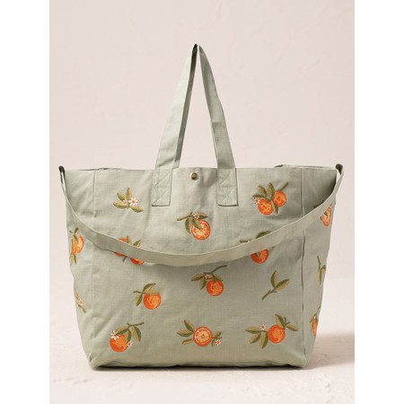 Elizabeth Scarlett Orange Blossom Carryall - Green