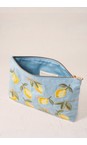 Elizabeth Scarlett French Blue Lemon Blossom Everyday Pouch  
