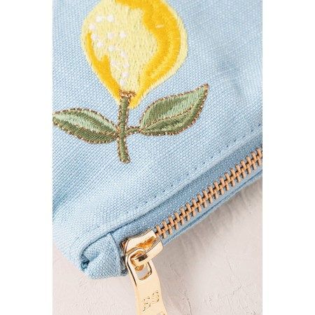 Elizabeth Scarlett Lemon Blossom Everyday Pouch - Blue