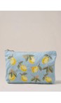 Elizabeth Scarlett French Blue Lemon Blossom Everyday Pouch  