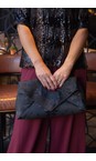 Masai Clothing Black  MaRequiel Floral Jacquard Clutch  