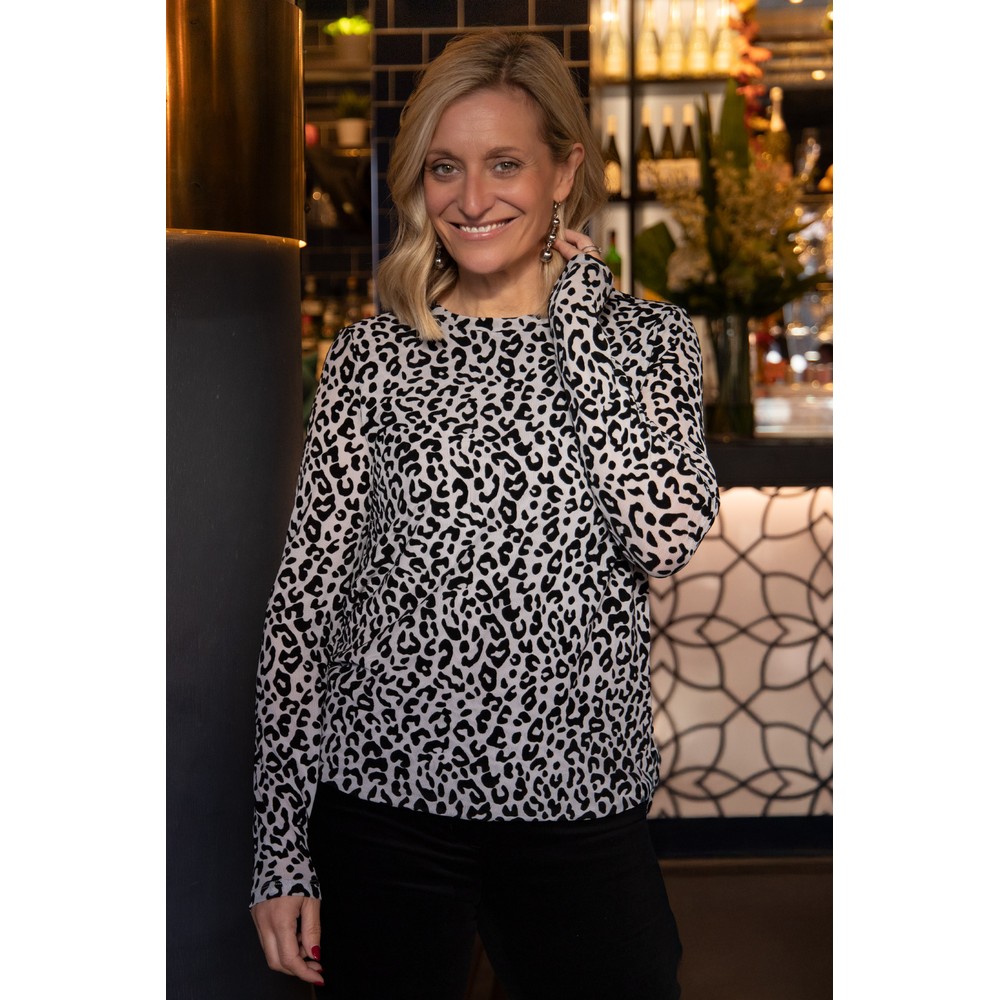 Foil International Velvet Roar Print Crew Roar