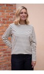 Chalk Black  Fleur Black Stripe T Shirt  