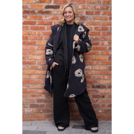 NOEN Circle Wool Coat - Grey