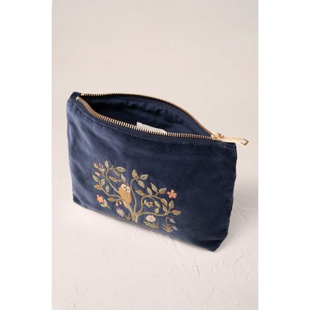 Elizabeth Scarlett Tree Of Life Mini Pouch - Blue