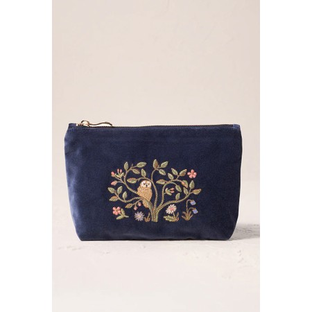 Elizabeth Scarlett Tree Of Life Mini Pouch - Blue
