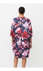 Masai Clothing Scarlet Sage MaNodetta Scarlet Sage Satin Print Dress  