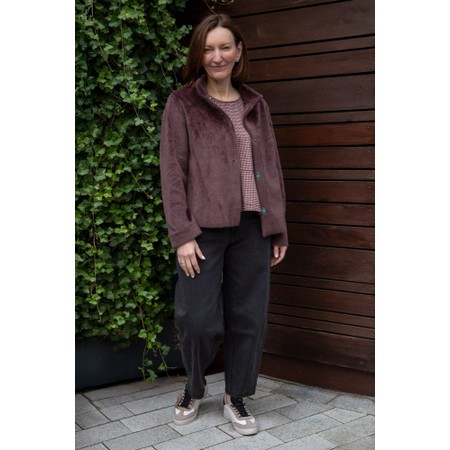 RINO AND PELLE Madai Faux Fur Jacket - Brown