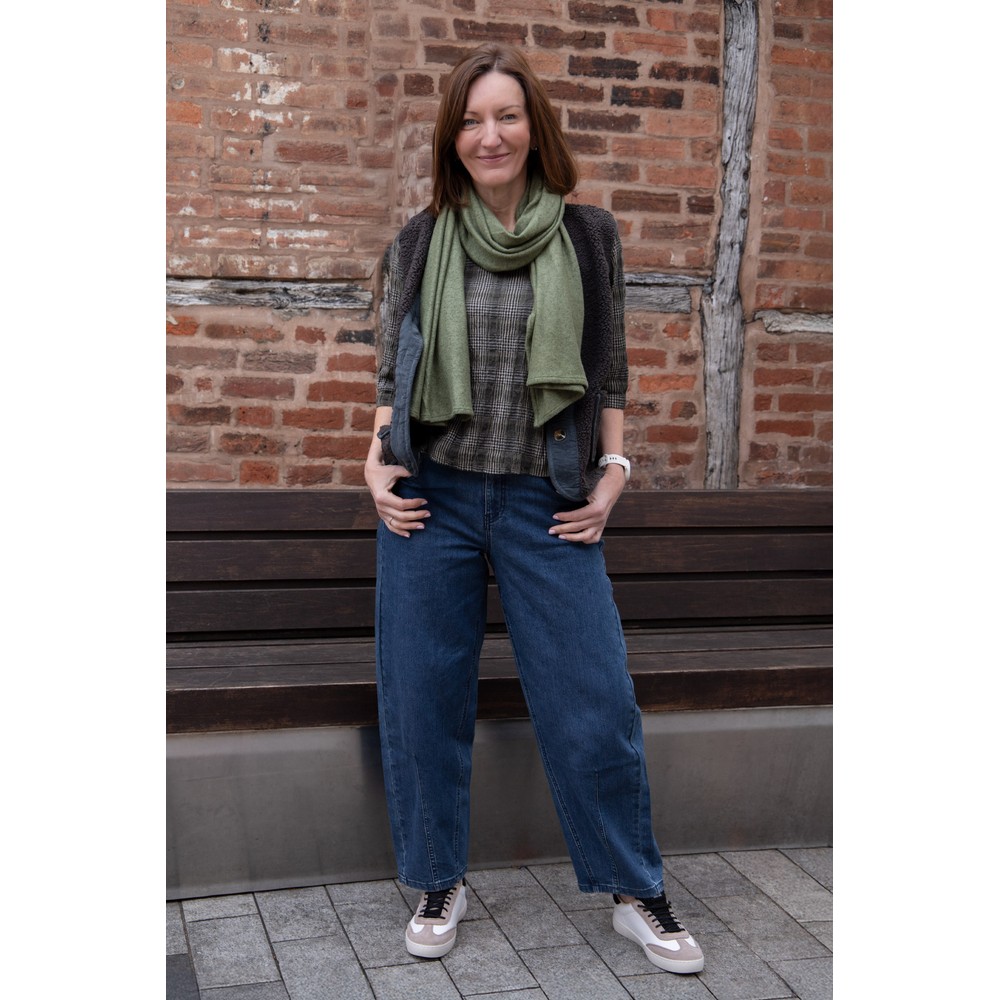 NOEN Blue Barrel Leg Jean Blue Wash 65