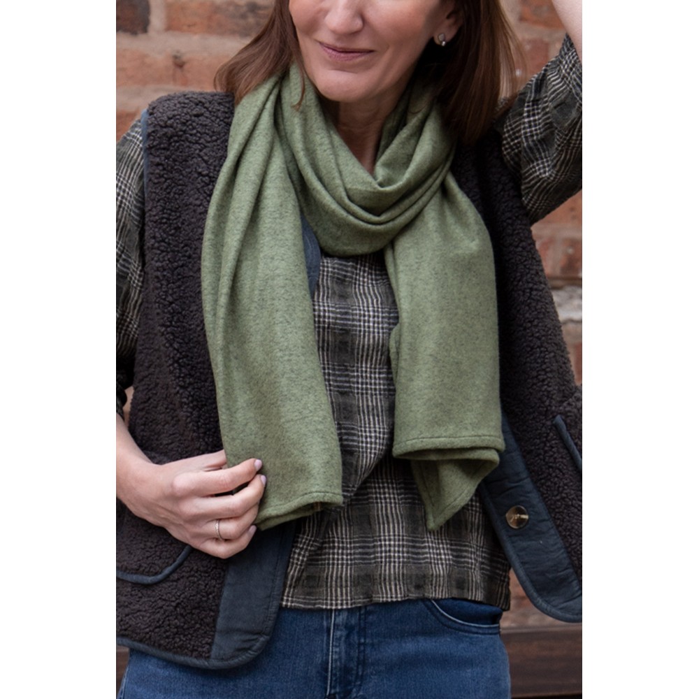 Thing Wiley Herb Long Soft Knit Scarf Herb