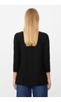 Masai Clothing Black  MaCecille Black Solid Jersey Top  