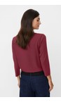 Masai Clothing Tawny Port MaCecille Tawny Port Solid Jersey Top  