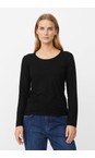 Masai Clothing Black  MaCreama Jersey Basic Top  