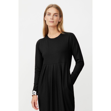 Masai Clothing MaNamo Black Solid Dress - Black