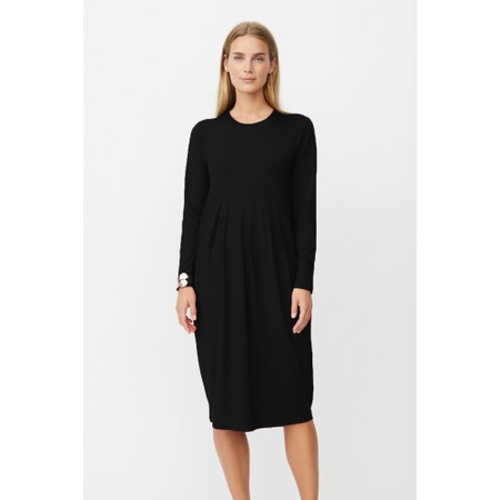 Masai Clothing MaNamo Black Solid Dress - Black