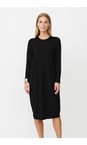 Masai Clothing Black  MaNamo Black Solid Dress  