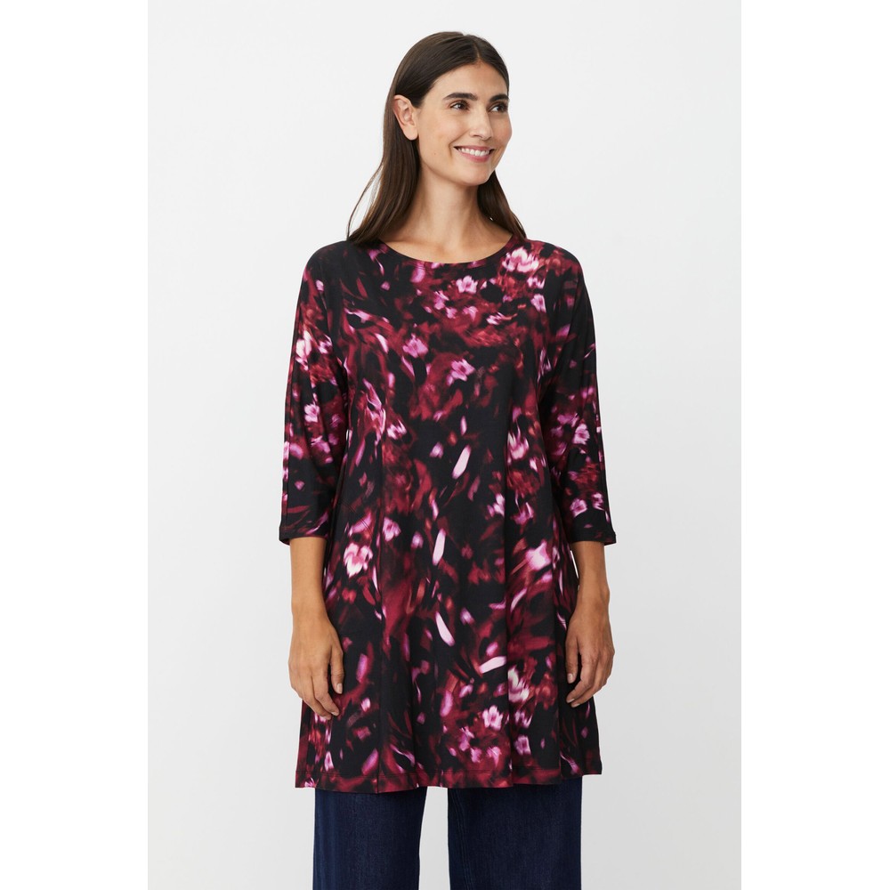 Masai Clothing MaGertine Print Tunic Tawny Port