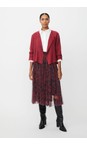 Masai Clothing Tawny Port MaJulitta Lightweight Tawny Port Boucle Jacket  