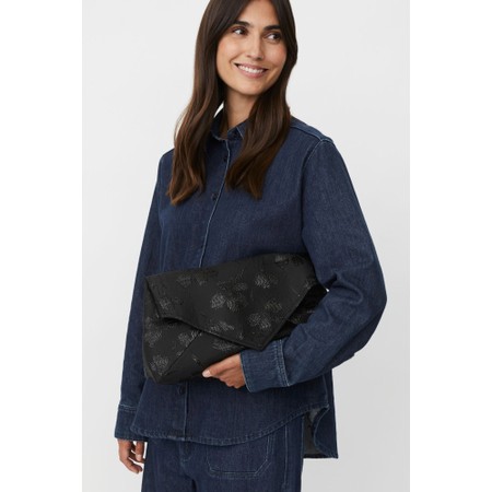 Masai Clothing MaRequiel Floral Jacquard Clutch - Black