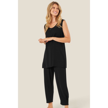 Masai Clothing MaPatti Black Essential Jersey Trousers - Black