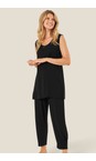 Masai Clothing Black  MaPatti Black Essential Jersey Trousers  