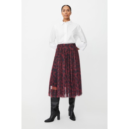 Masai Clothing MaScarlet Animal Print Tulle Skirt - Purple