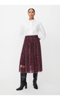 Masai Clothing Tawny Port MaScarlet Animal Print Tulle Skirt  