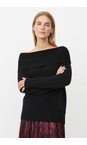 Masai Clothing Black  MaFloraia Black Cashmere Touch Knit Top  