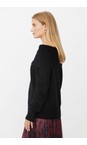 Masai Clothing Black  MaFloraia Black Cashmere Touch Knit Top  