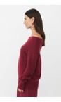 Masai Clothing Tawny Port MaFloraia Tawny Port Cashmere Touch Knit Top  