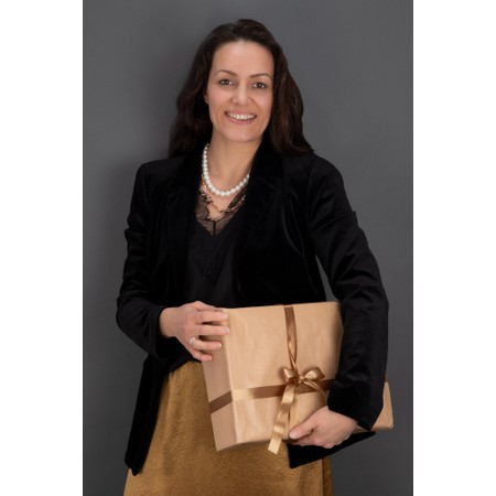 Tia Velvet Stretch Black Blazer Jacket - Black