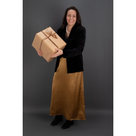 Foil Crackin' Skirt - Bronze