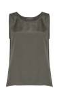 Yauvan Khaki Khaki Essential Soft Viscose Vest Top  